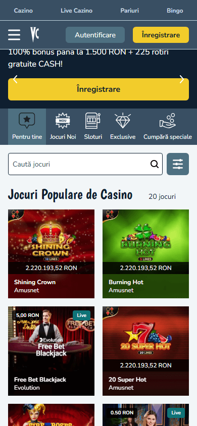 Vlad Casino Mobile screenshot